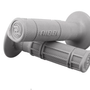 NIBBI Motorcycle Grips 7/8" Handlebar Grips GRAY